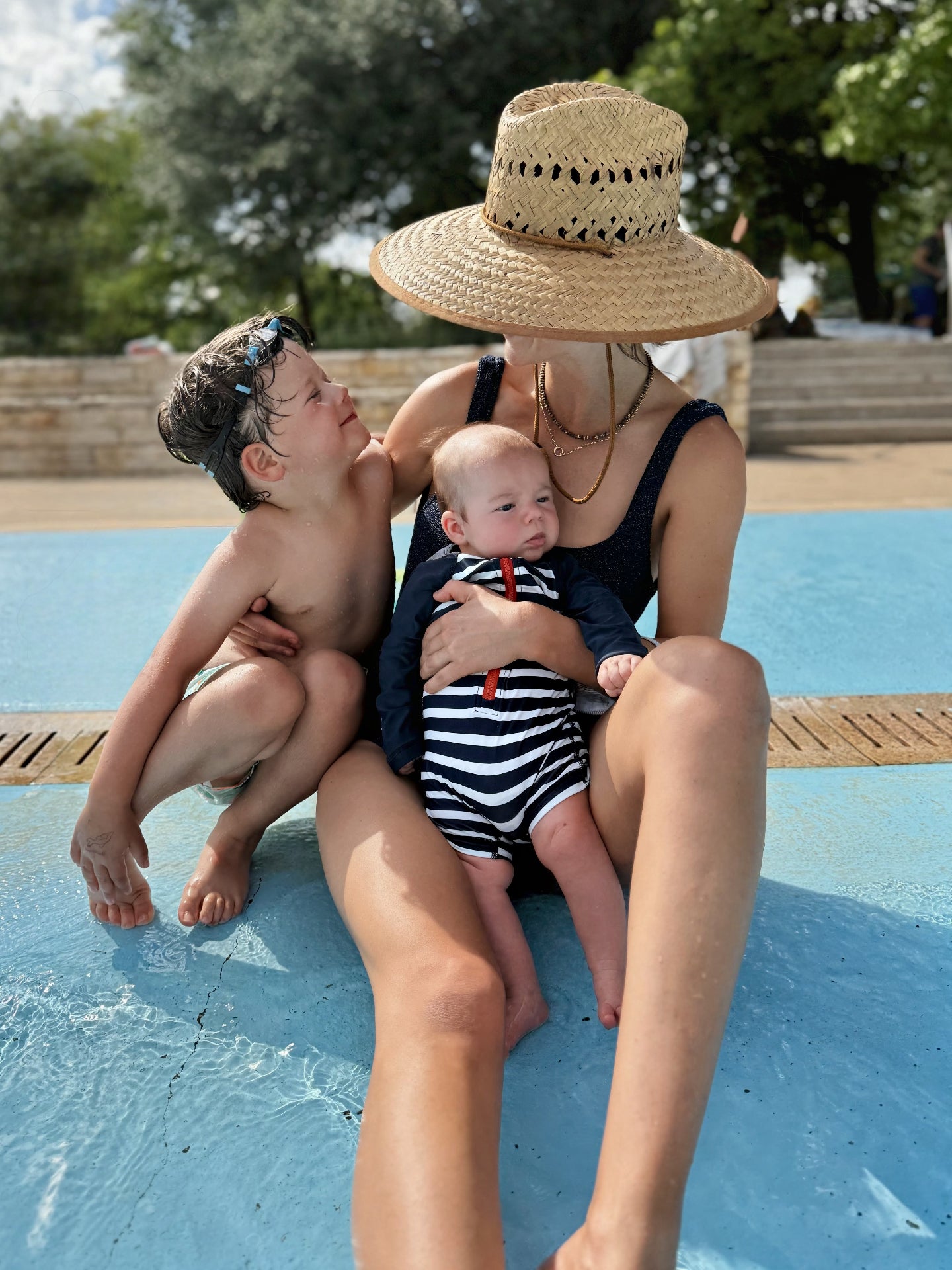 Emily with her two boys